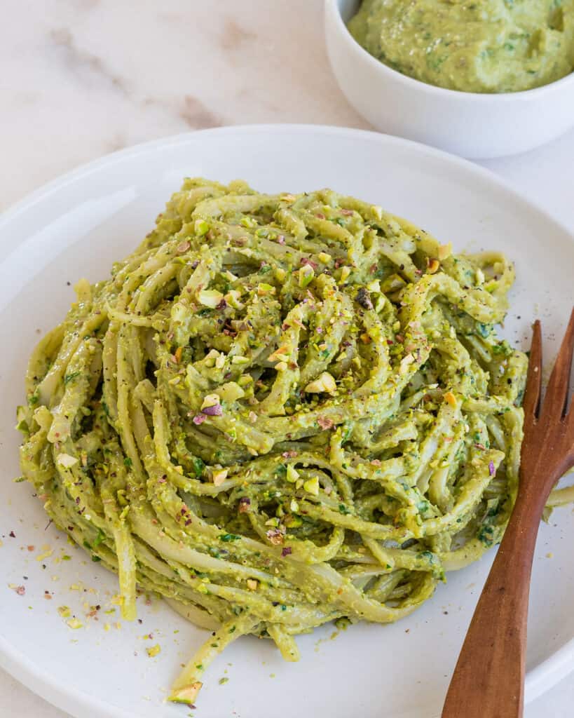 Amazing Avocado Pesto - Plant-Based on a Budget