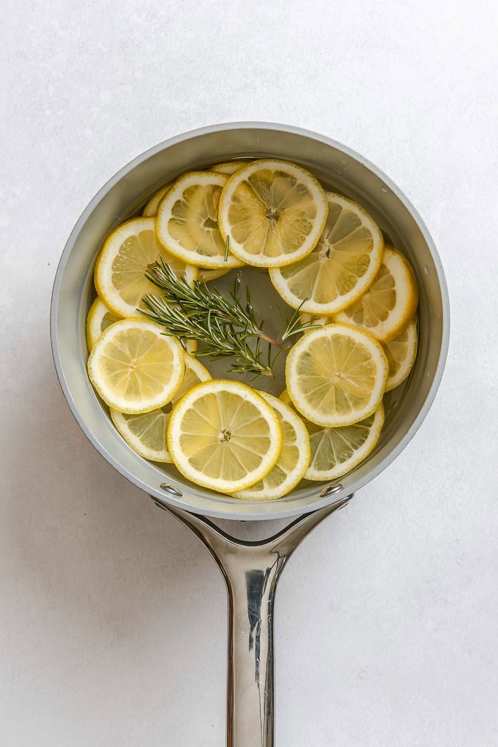 Completed Homemade Air Deodorizer (+ Simmer Pot) in a pot.