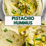 Pin for Pistachio Hummus.