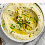 Pin for Pistachio Hummus.