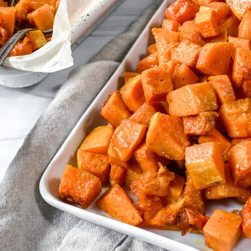 Roasted Curried Butternut Squash - Plant-Based on a Budget