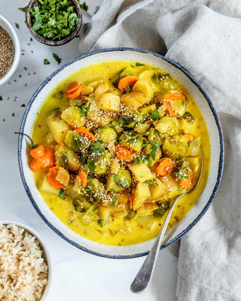 Brussels Sprouts Curry