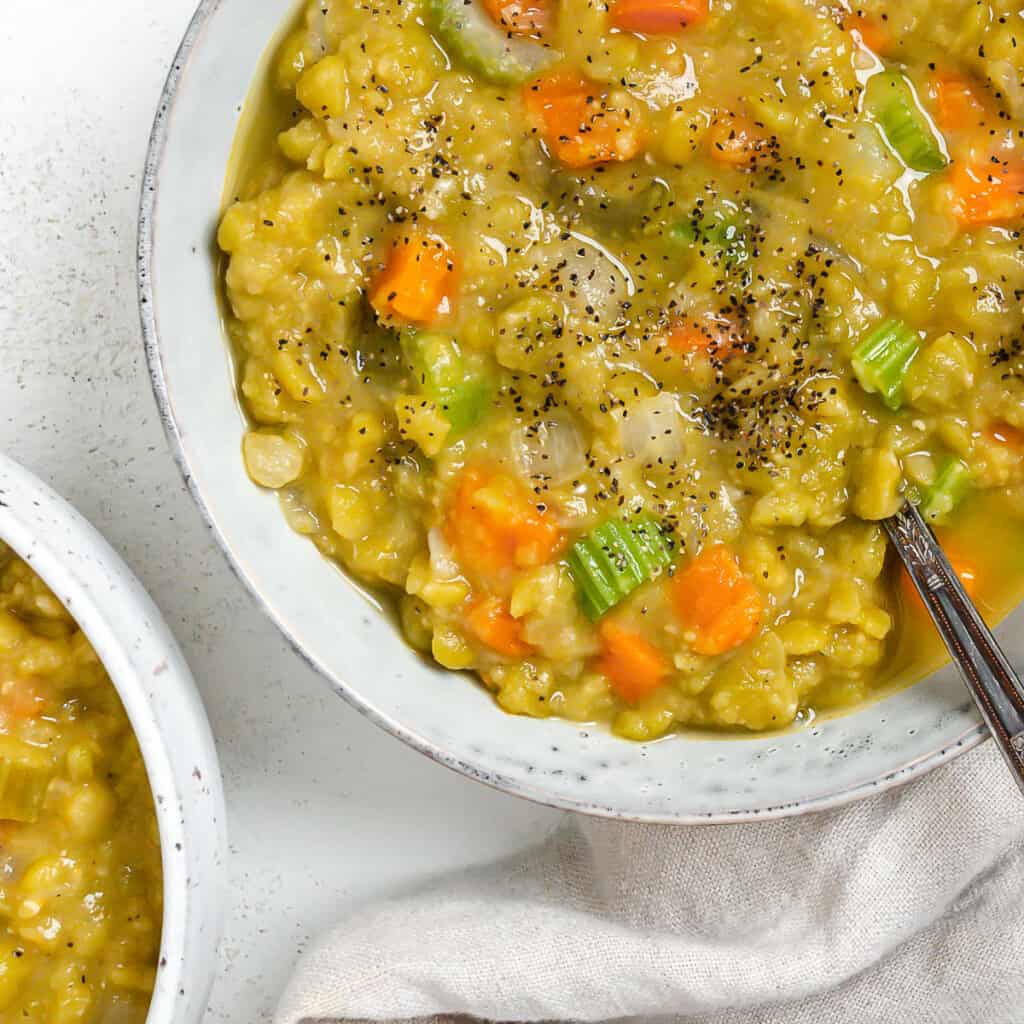 Vegan Split Pea Soup PlantBased on a Budget