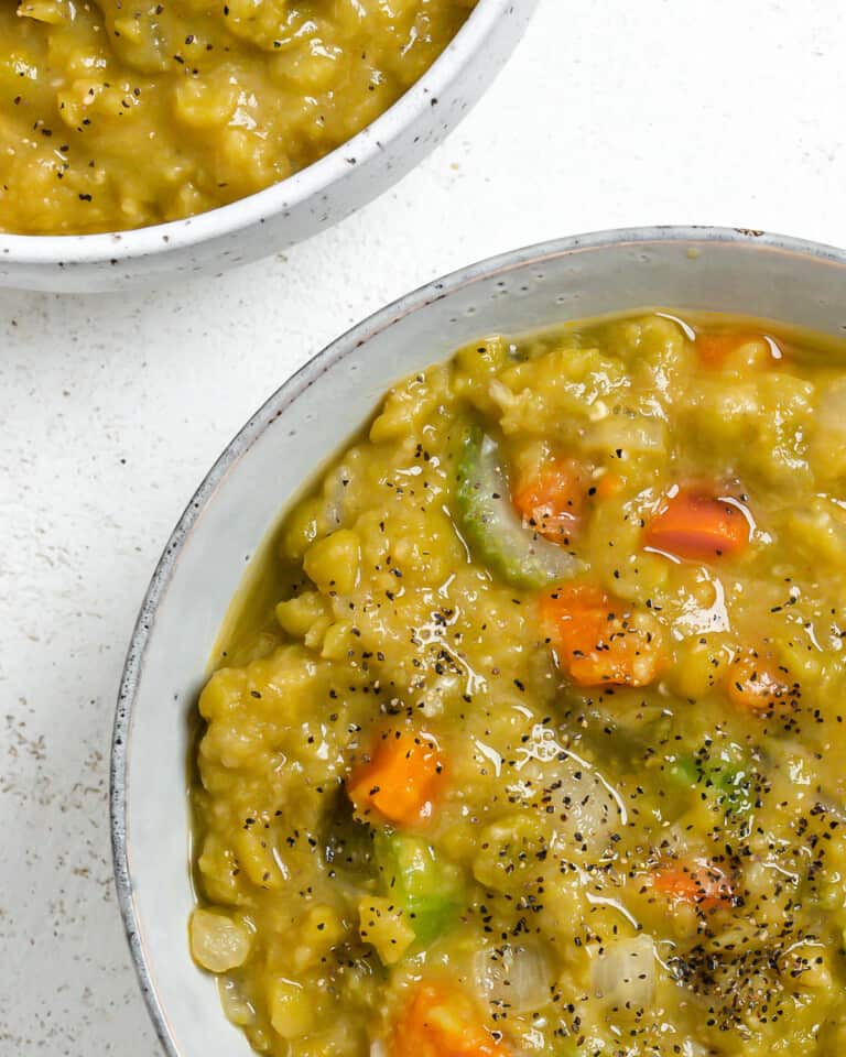 Vegan Split Pea Soup PlantBased on a Budget