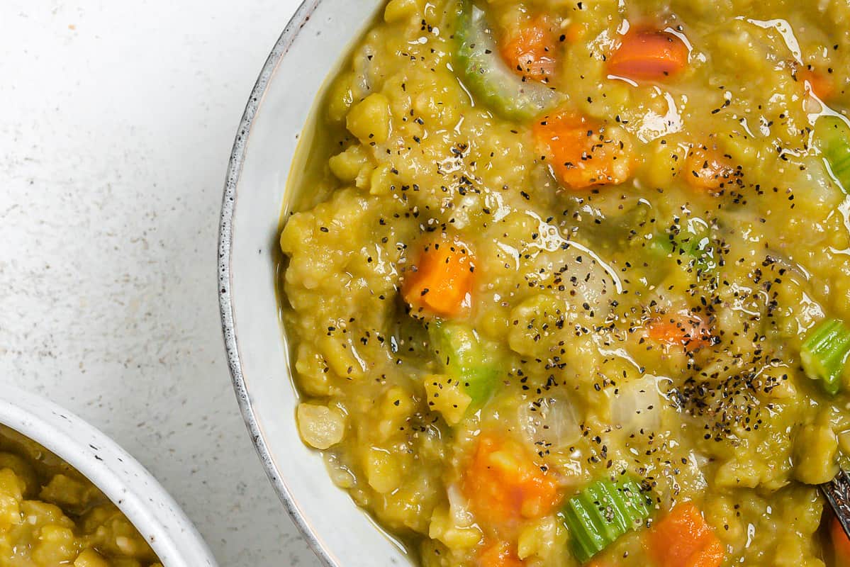 Vegan Split Pea Soup - My Studio Kitchen