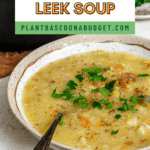 Pin for Vegan Potato Soup (with vegetables).