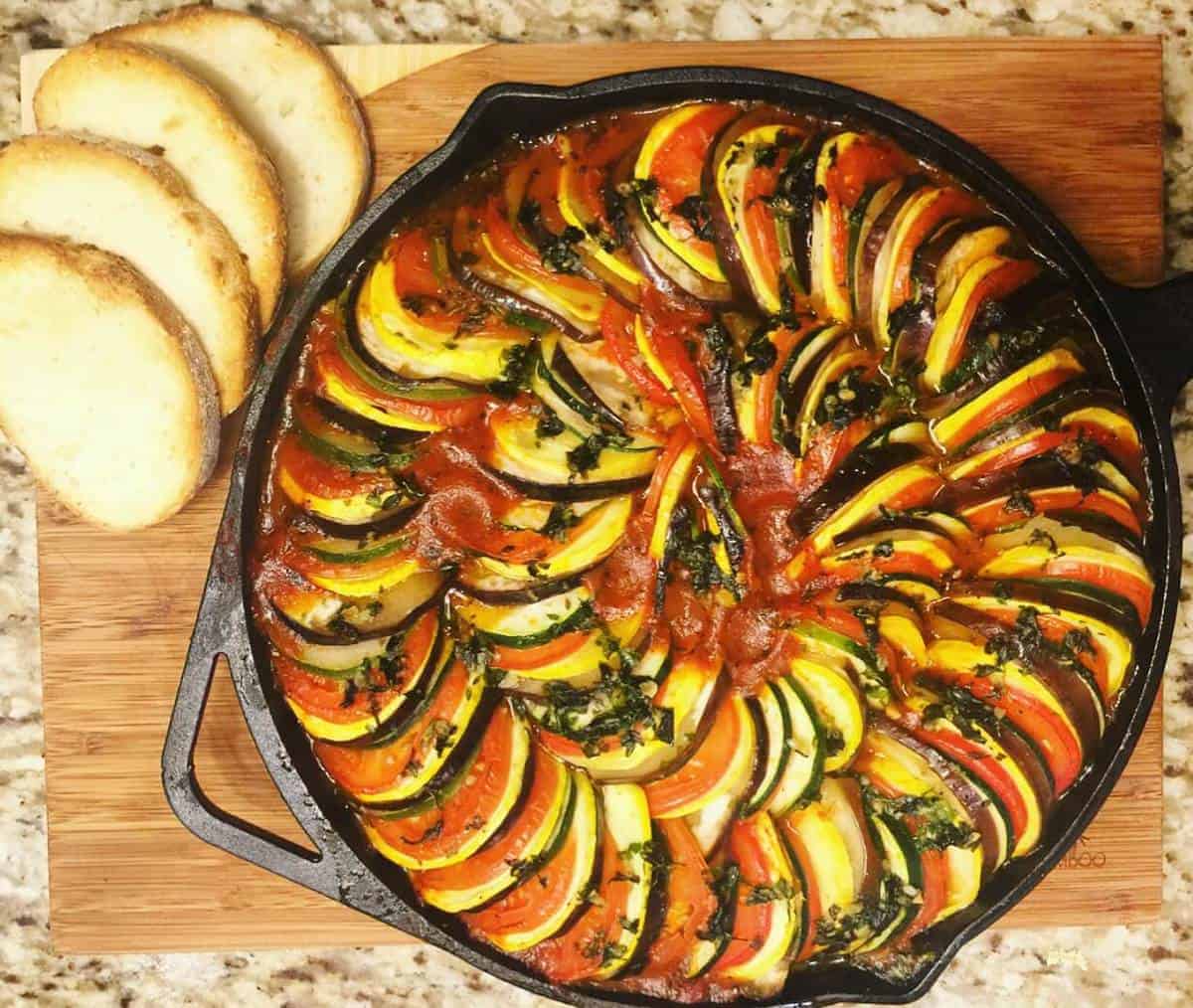 Baked Ratatouille - Plant-Based on a Budget