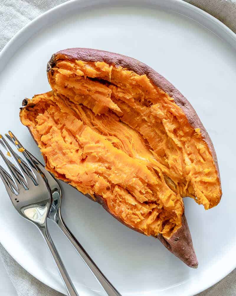 How to Microwave Sweet Potatoes