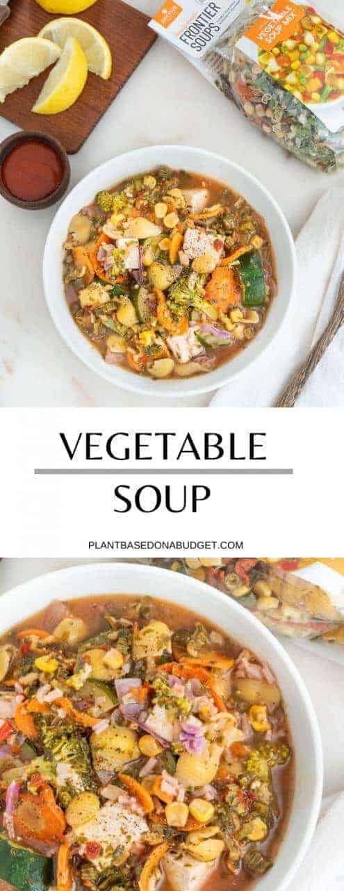 Ohio Valley Vegetable Soup | Plant-Based on a Budget | #veggie #vegetable #soup #vegan #dinner #plantbasedonabudget