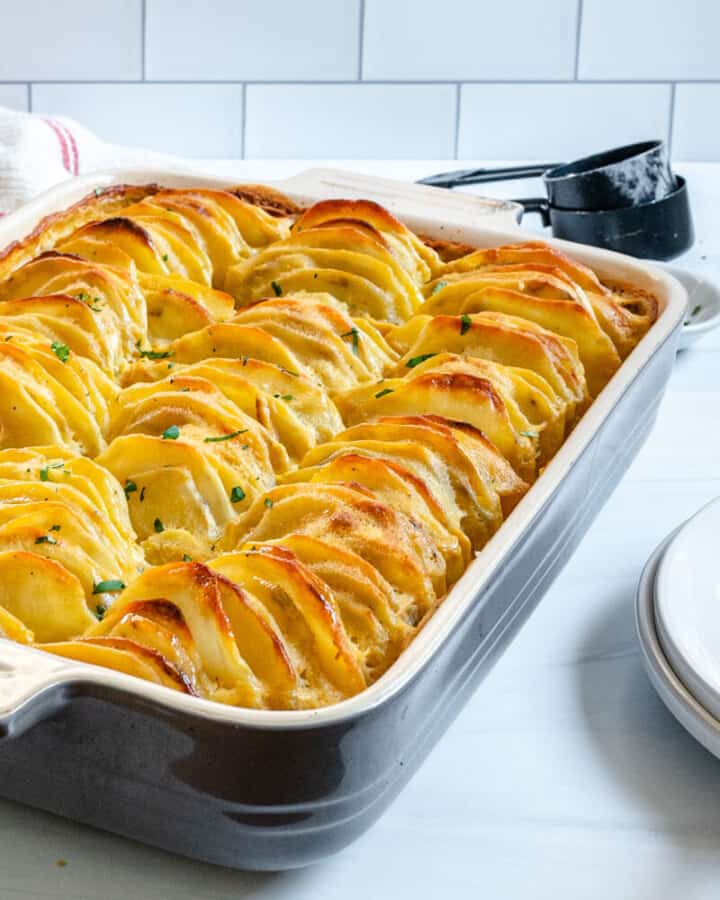 Vegan Scalloped Potatoes - Plant-Based on a Budget