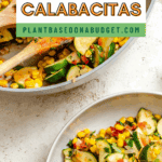 Pin for Easy Calabacitas Recipe (Mexican Zucchini).