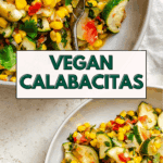 Pin for Easy Calabacitas Recipe (Mexican Zucchini).
