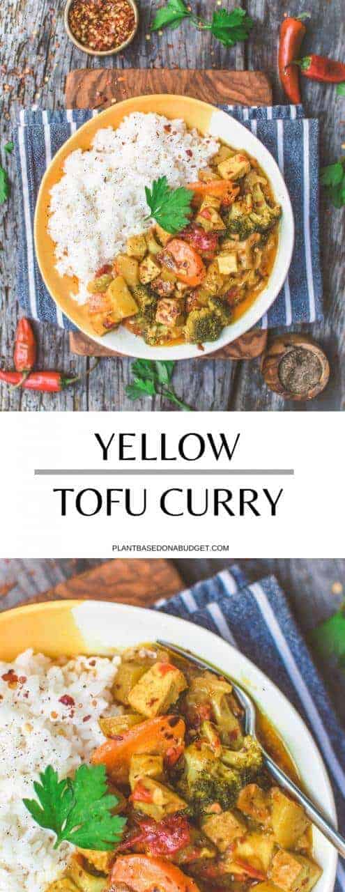 One-Pot Tofu Yellow Curry - Plant-Based on a Budget