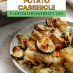 Pin for Zucchini Potato Bake.