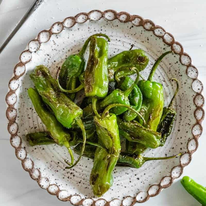 Blistered Shishito Peppers - Plant-Based on a Budget