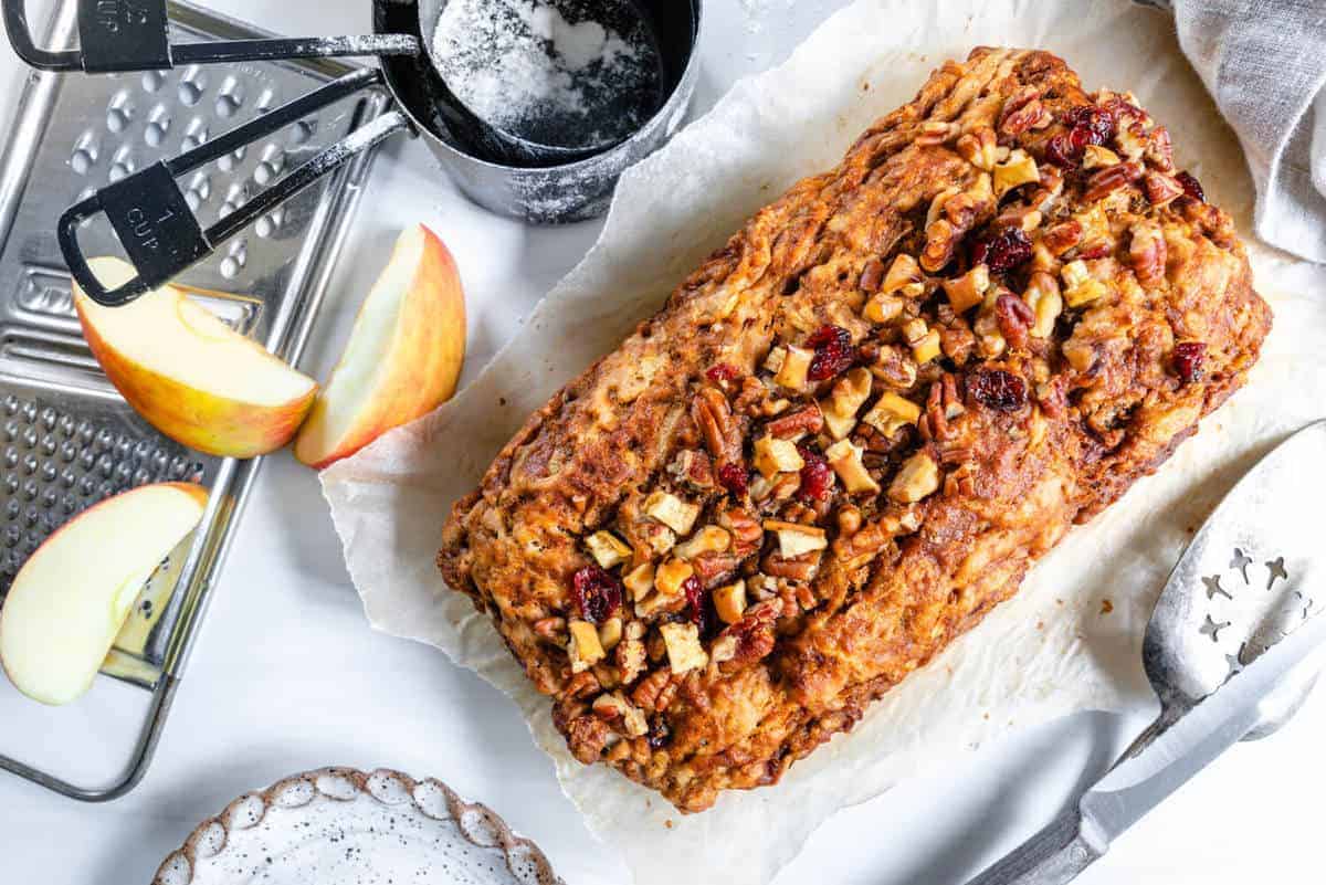 Apple Cinnamon Bread - Plant-Based on a Budget