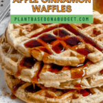 Pin for Apple Cinnamon Waffles.