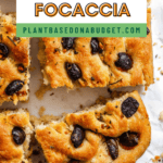 Pin for Vegan Focaccia (Garlic and Herb).
