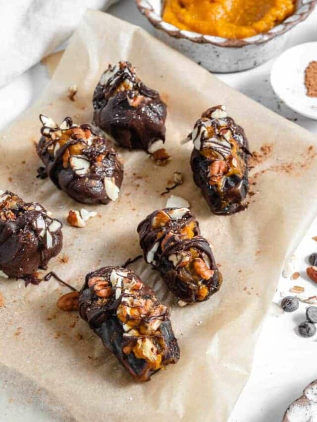 Pumpkin Stuffed Dates