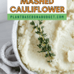 pin for Mashed Cauliflower