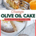 pinterest graphic for Orange Olive Oil Cake