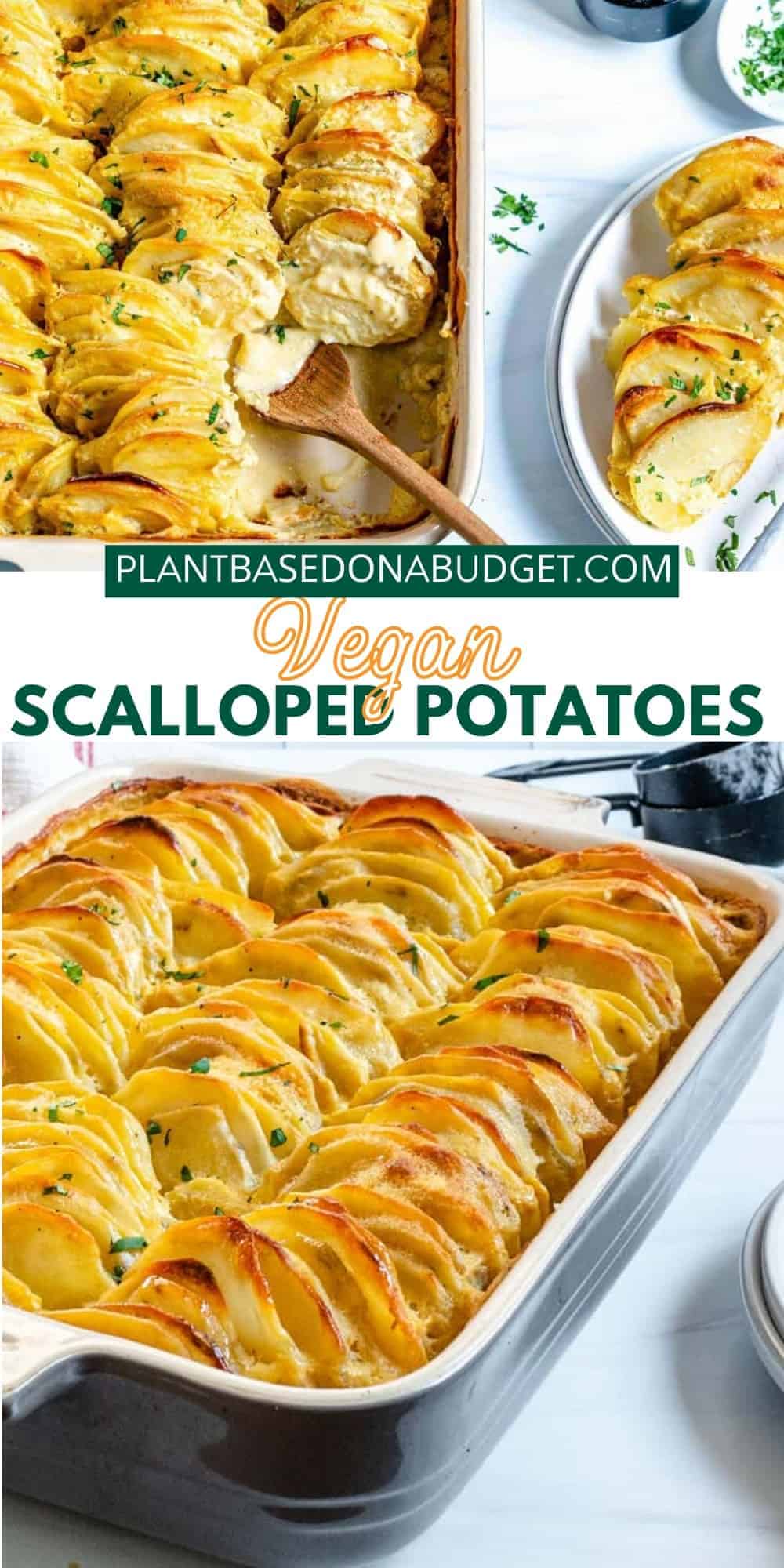 Vegan Scalloped Potatoes - Plant-Based on a Budget