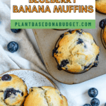 pin for Blueberry Banana Muffins