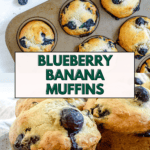 pin for Blueberry Banana Muffins