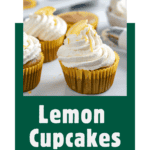 pin for Lemon Vanilla Cupcakes