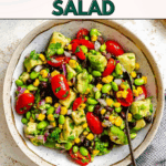 Pin for Edamame Salad (With Corn and Black Beans).