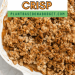 Pin for Easy Pear Crisp [Vegan Pear Crumble.