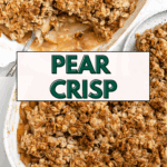 Pin for Easy Pear Crisp [Vegan Pear Crumble.