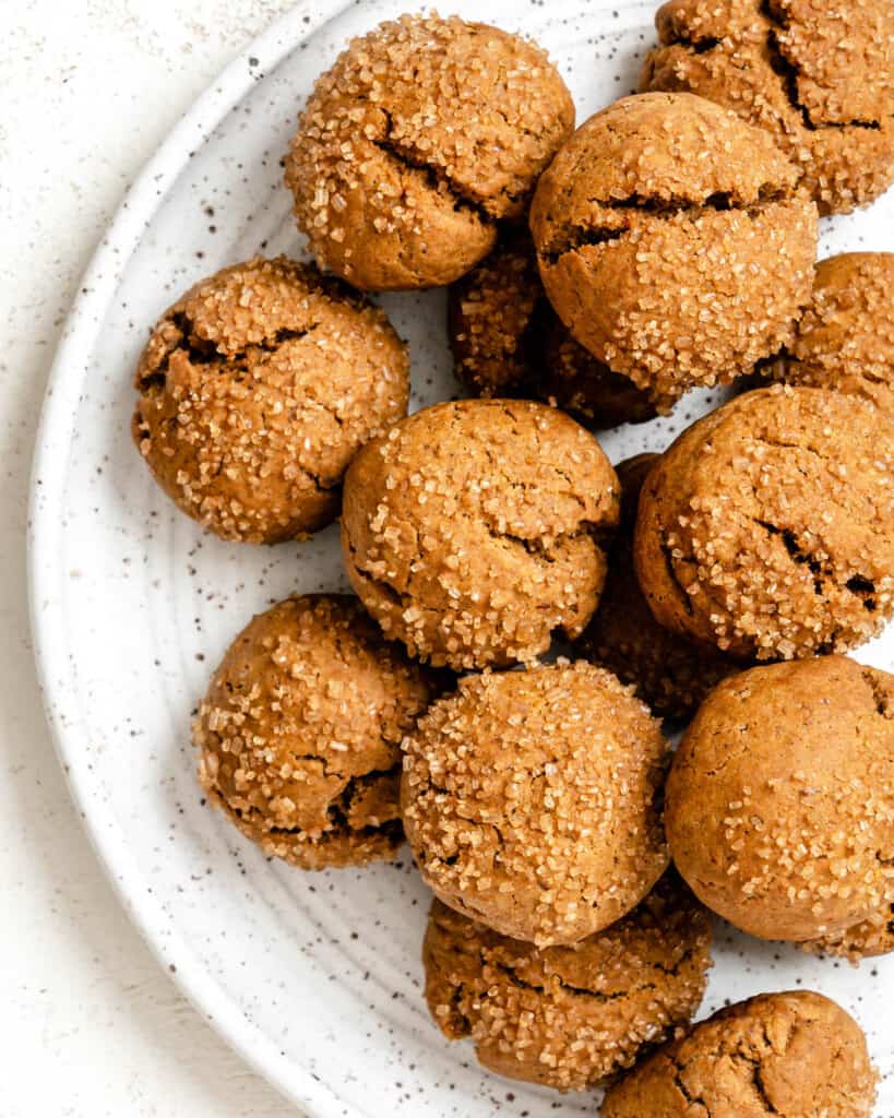 Soft Pumpkin Molasses Cookies Plant Based on a Budget 11
