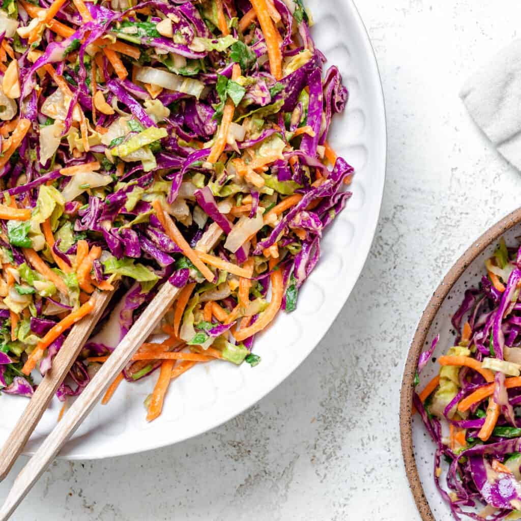 Image showcasing Crunchy Thai Peanut Salad - Plant-Based on a Budget