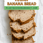 pin for Easy Vegan Banana Bread (With Applesauce)