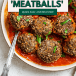 pin for Black Bean Meatballs