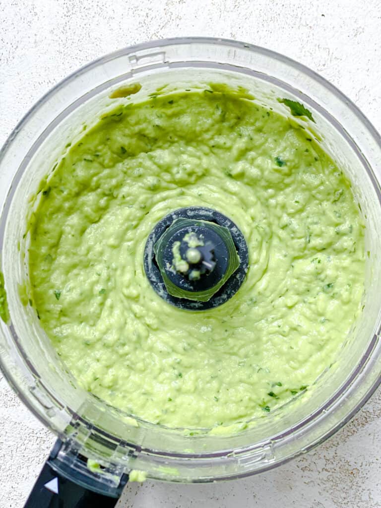 post processing of ingredients in food processor