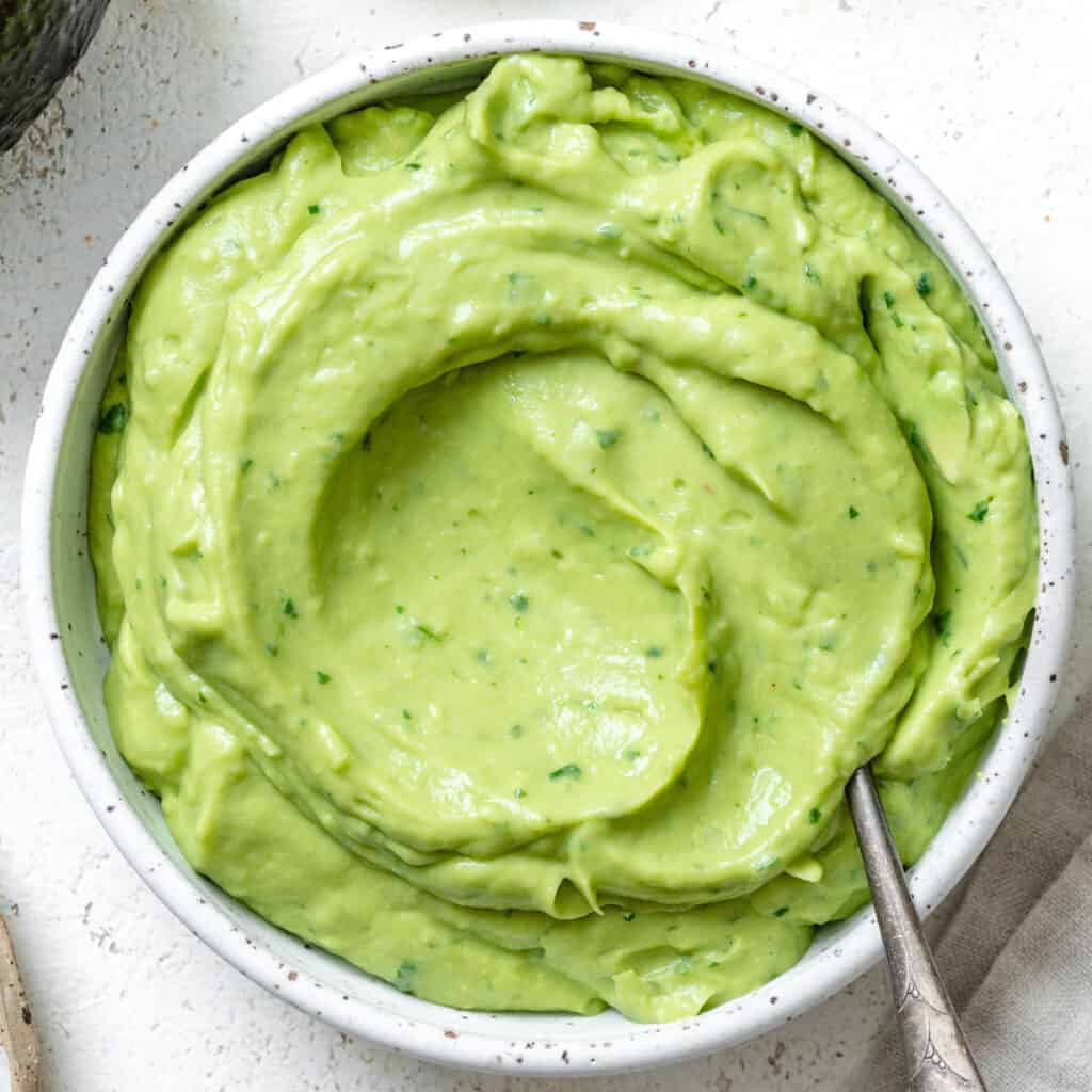 Mexican Avocado Crema [5 Minute] PlantBased on a Budget