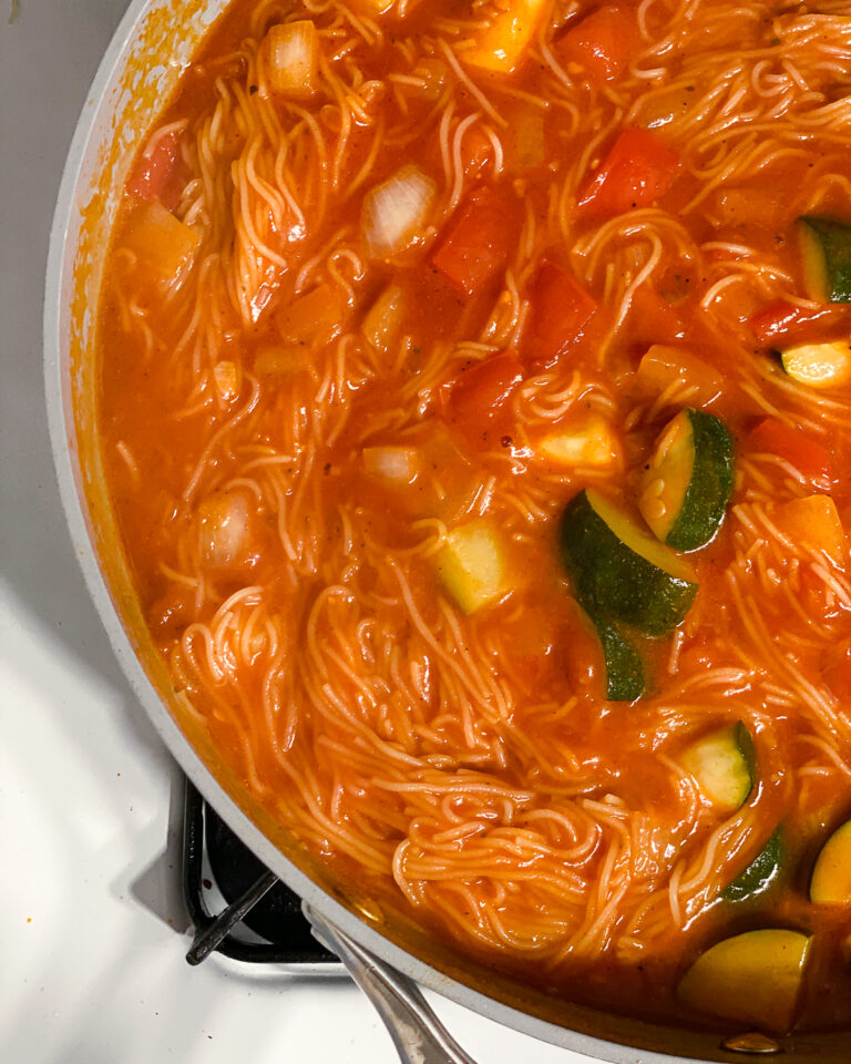 Sopa de Fideo (Mexican Noodle Soup) - Plant-Based on a Budget