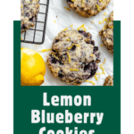 pin for Lemon Blueberry Cookies