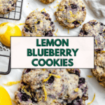 pin for Lemon Blueberry Cookies