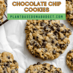 pin for Vegan Oatmeal Chocolate Chip Cookies