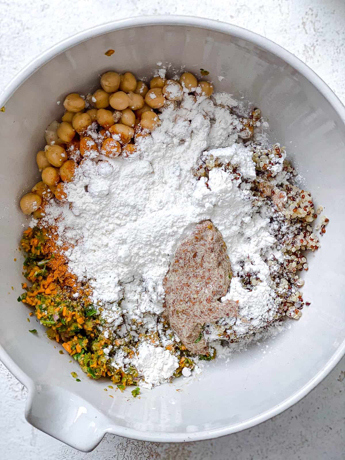 Easy Quinoa Chickpea Patties PlantBased on a Budget