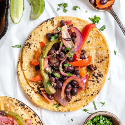 Vegetable Fajita Tacos - Plant-Based on a Budget