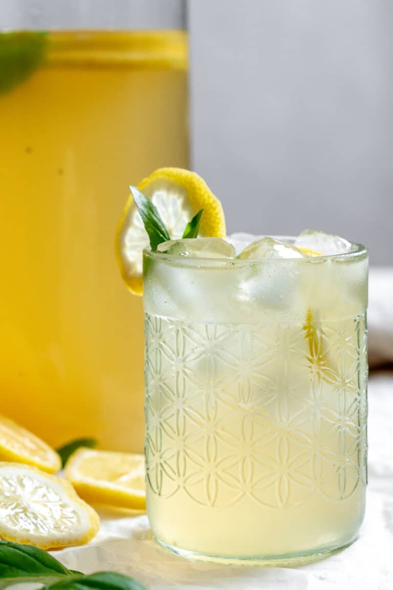 Basil Lemonade [+ Flavor Variations] - Plant-Based on a Budget