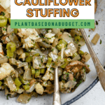 pin for The Best Cauliflower Stuffing