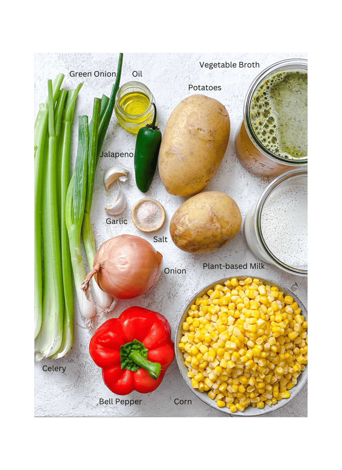 Corn Chowder PlantBased on a Budget
