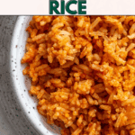 Pin for Vegan Mexican Rice.