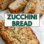 Pin for Easy Vegan Zucchini Bread.