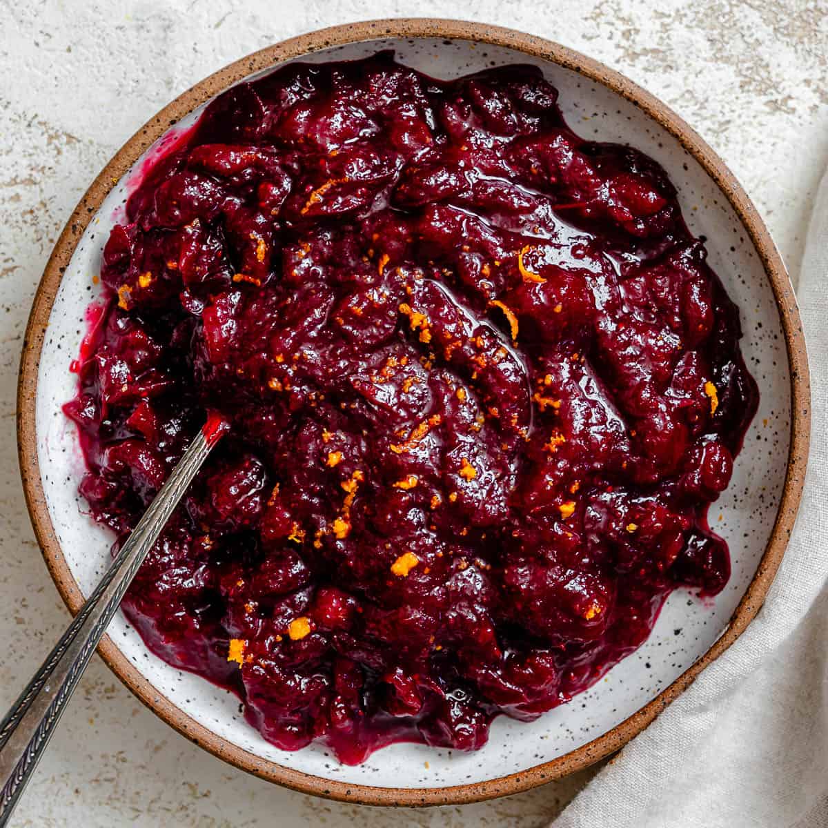 Easy Cranberry Sauce with Orange Juice